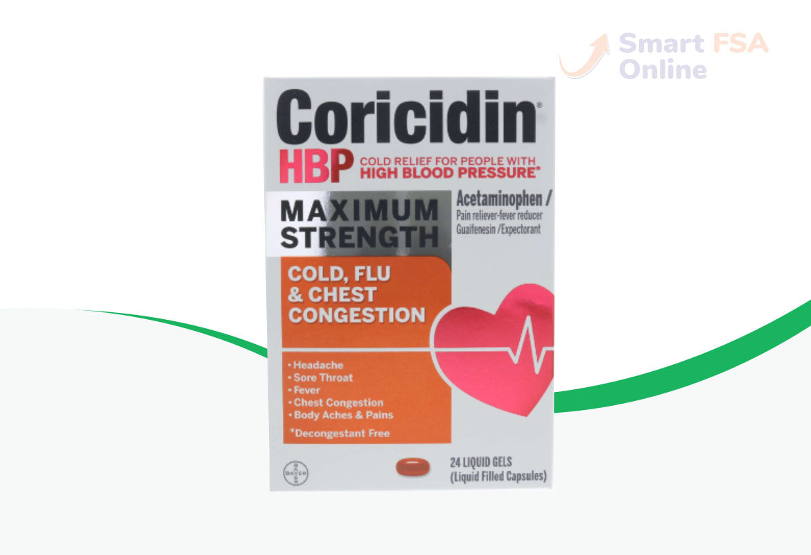 Coricidin HBP Chest Congestion & Cough, Liquid Gels, 20 ct.