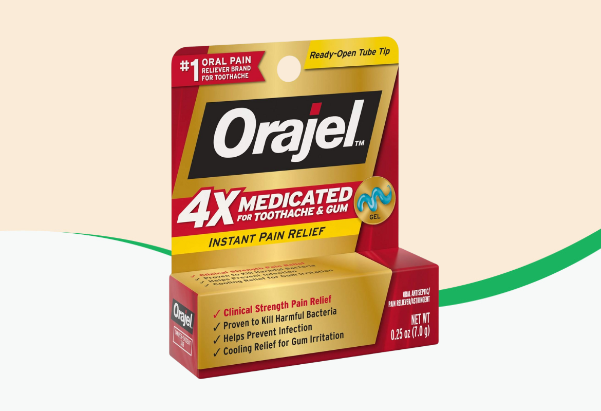Orajel 4X Medicated For Toothache and Gum, Gel