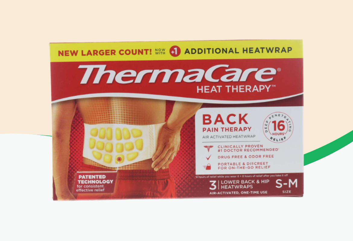 ThermaCare Back & Hip Heatwraps, Small/Medium, 3 ct.