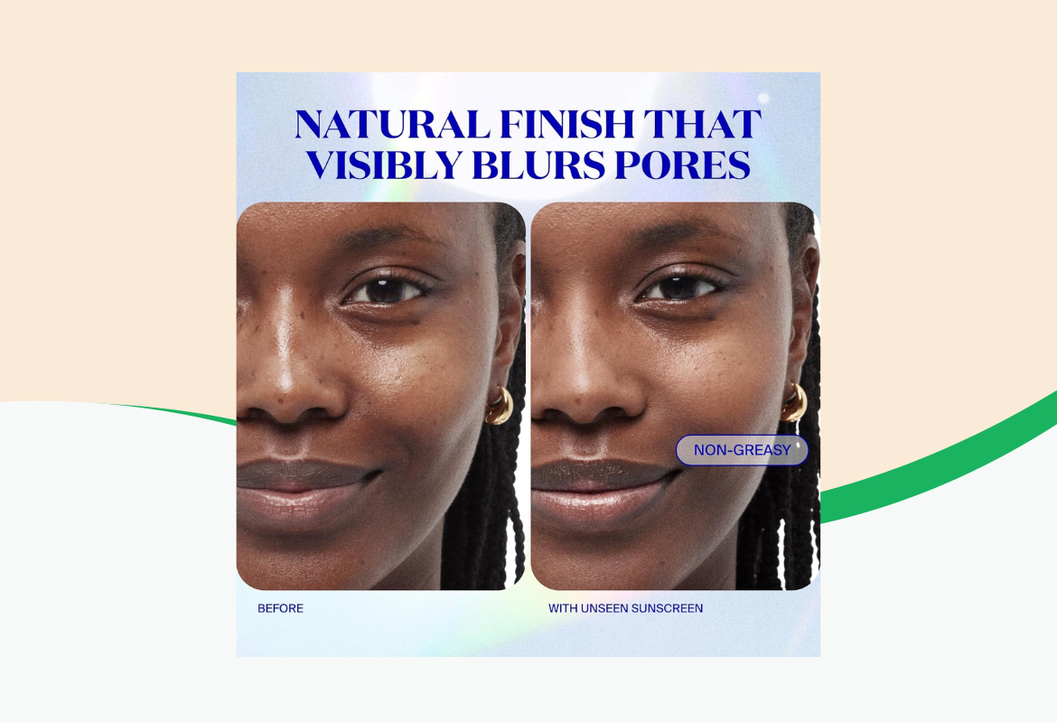 Supergoop! Unseen Sunscreen, SPF 50, 1.7 fl oz.