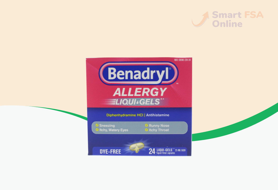 Benadryl Allergy Relief Liqui-Gels, 24 ct.