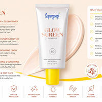 Supergoop! Glowscreen SPF 40, Sunrise, 1.7 fl oz.