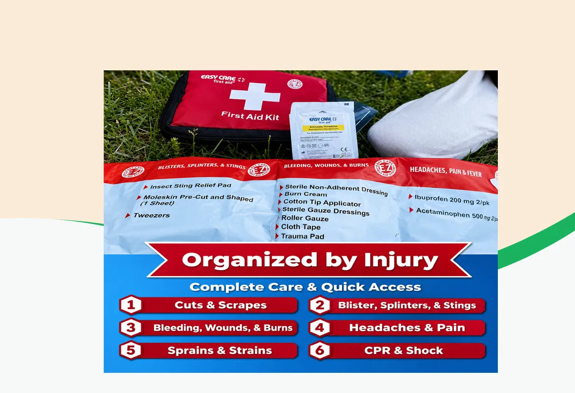 Easy Care First Aid Kit Complete – 200 Piece