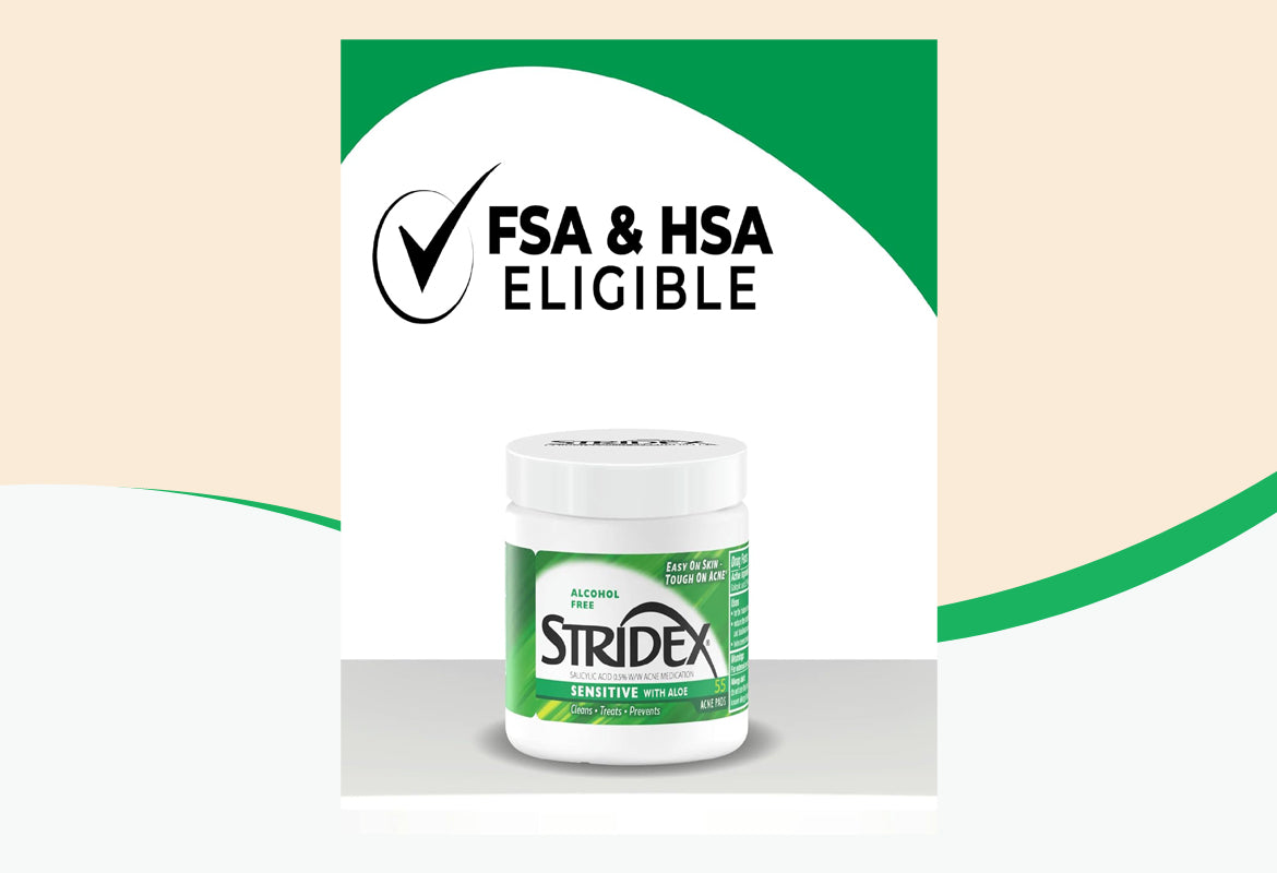Stridex Medicated Pads Sensitive, 55 ct.