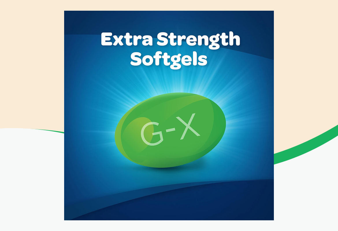 Gas-X Extra Strength Softgel, 125 mg, For Fast Relief From Gas, Bloating & Discomfort, 72 ct.