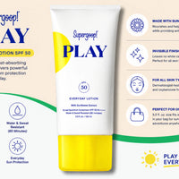 Supergoop! PLAY Everyday Lotion SPF 50 with Sunflower Extract - 5.5oz.
