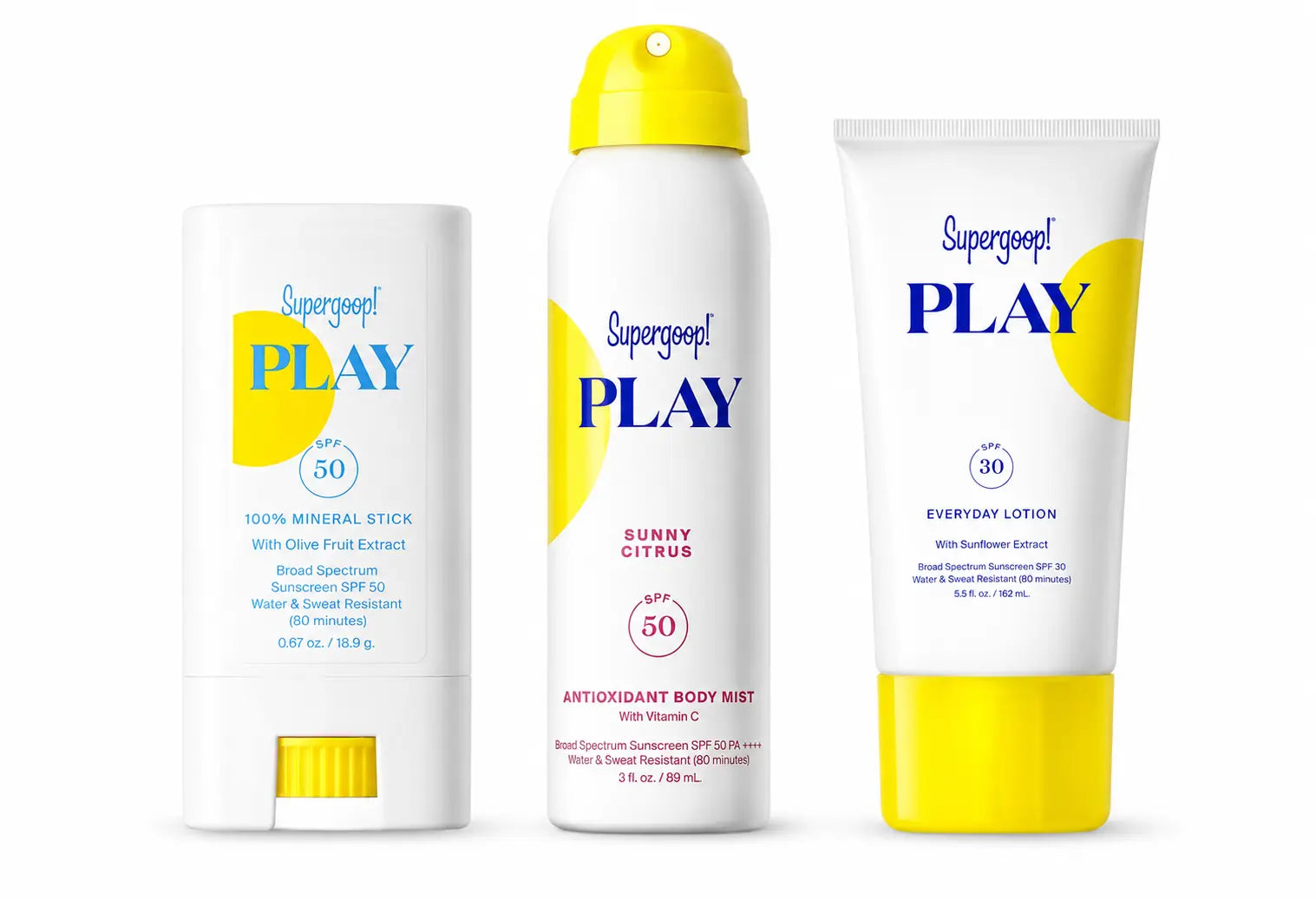 Supergoop! Active Outdoor Protection Trio