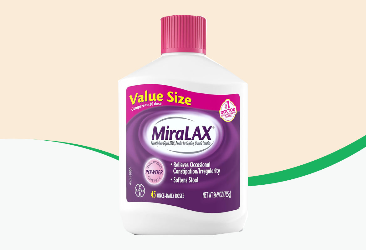 MiraLAX Laxative Powder for Gentle Constipation Relief